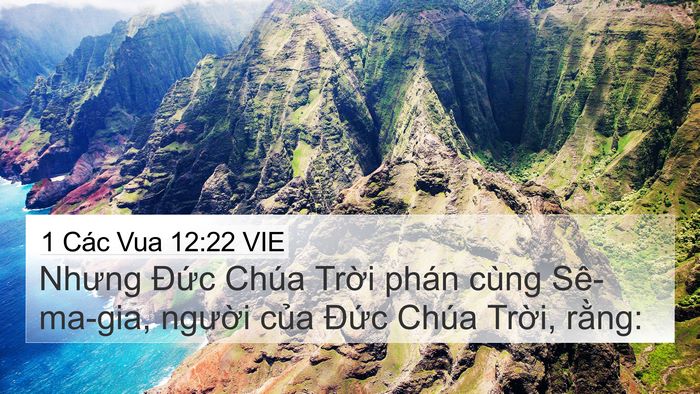 1 Các Vua 12:22 VIE Bible Verse Image
