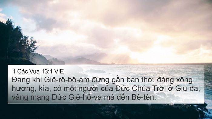1 Các Vua 13:1 VIE Bible Verse Image