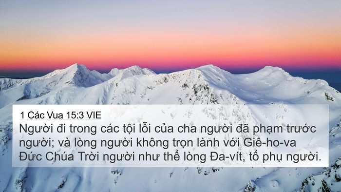 1 Các Vua 15:3 VIE Bible Verse Image