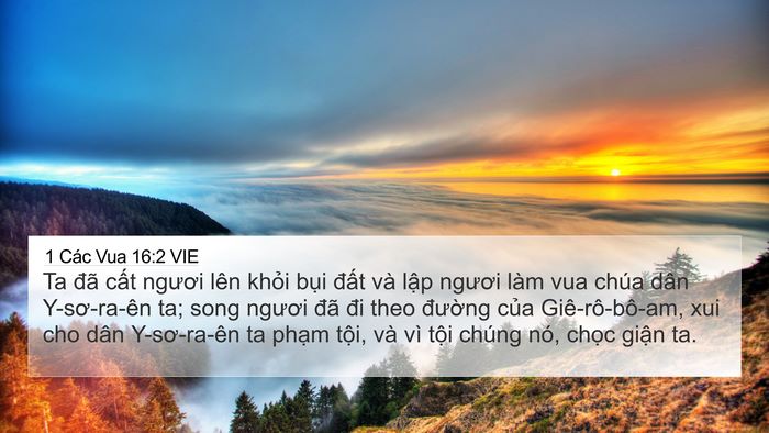 1 Các Vua 16:2 VIE 4K Wallpaper - Ta đã cất ngươi lên khỏi bụi đất - 4K Wallpaper Bible Verse