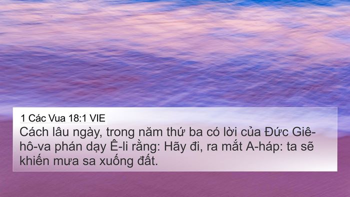 1 Các Vua 18:1 VIE Bible Verse Image
