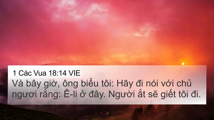 1 Các Vua 18:14 VIE Bible Verse Image
