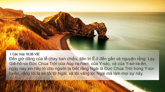 1 Các Vua 18:36 VIE Bible Verse Image