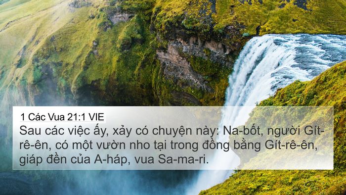 1 Các Vua 21:1 VIE Bible Verse Image