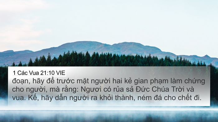 1 Các Vua 21:10 VIE Bible Verse Image