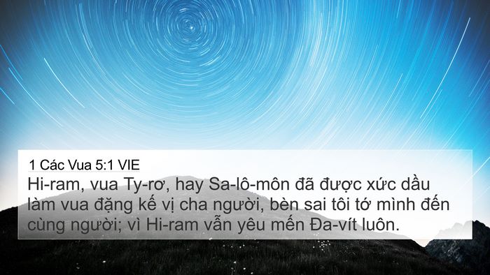1 Các Vua 5:1 VIE Bible Verse Image