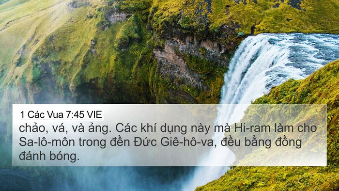 1 Các Vua 7:45 VIE Bible Verse Image