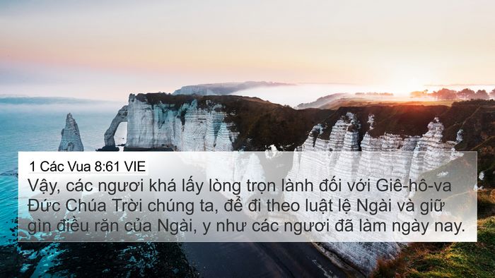 1 Các Vua 8:61 VIE Bible Verse Image