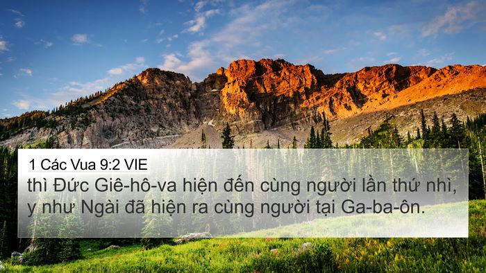 1 Các Vua 9:2 VIE Bible Verse Image