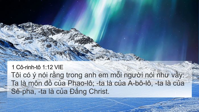 1 Cô-rinh-tô 1:12 VIE Bible Verse Image
