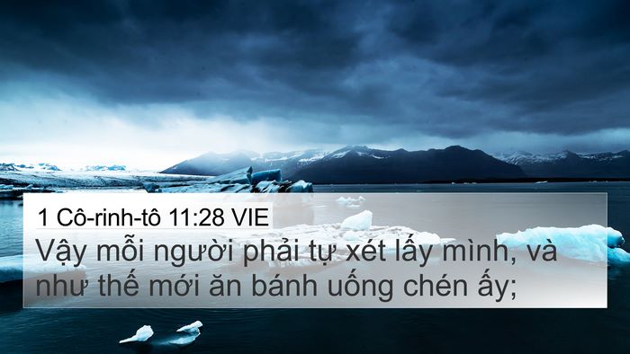 1 Cô-rinh-tô 11:28 VIE Bible Verse Image