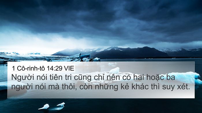 1 Cô-rinh-tô 14:29 VIE Bible Verse Image