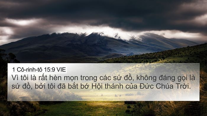 1 Cô-rinh-tô 15:9 VIE Bible Verse Image