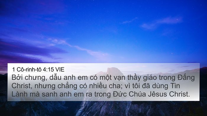 1 Cô-rinh-tô 4:15 VIE Bible Verse Image