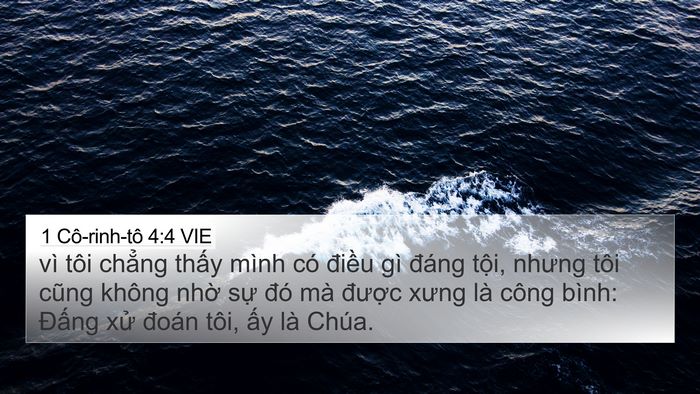 1 Cô-rinh-tô 4:4 VIE Bible Verse Image