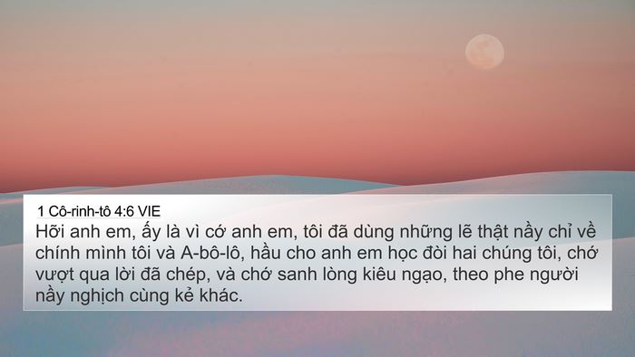 1 Cô-rinh-tô 4:6 VIE Bible Verse Image