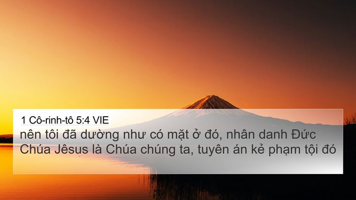 1 Cô-rinh-tô 5:4 VIE Bible Verse Image