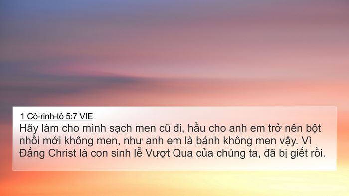 1 Cô-rinh-tô 5:7 VIE Bible Verse Image