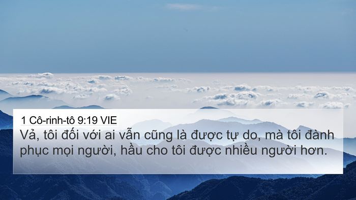 1 Cô-rinh-tô 9:19 VIE Bible Verse Image