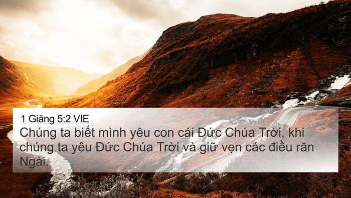 1 Giăng 5:2 VIE Bible Verse Image