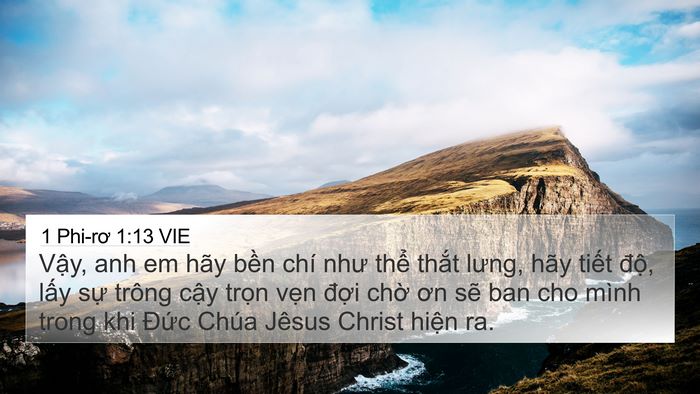 1 Phi-rơ 1:13 VIE Bible Verse Image