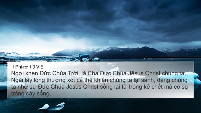 1 Phi-rơ 1:3 VIE Bible Verse Image