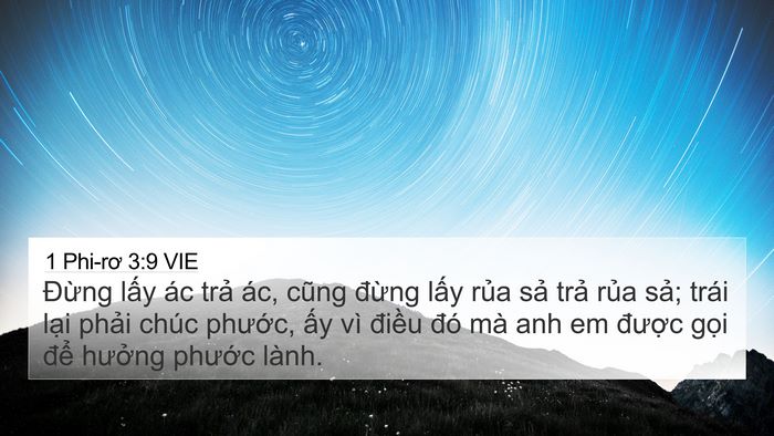 1 Phi-rơ 3:9 VIE Bible Verse Image
