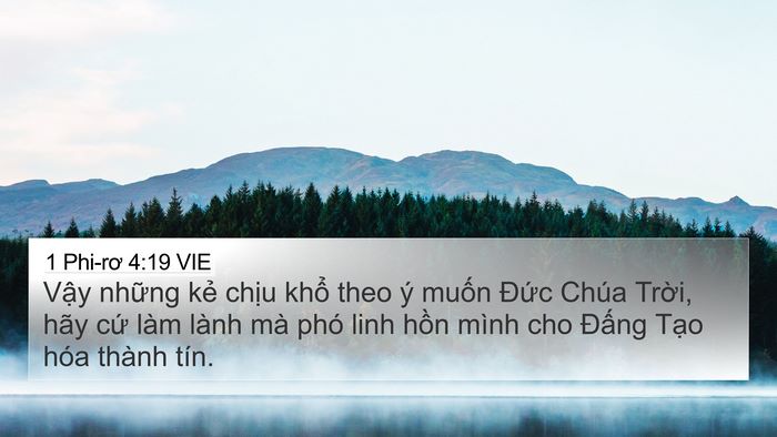 1 Phi-rơ 4:19 VIE Bible Verse Image