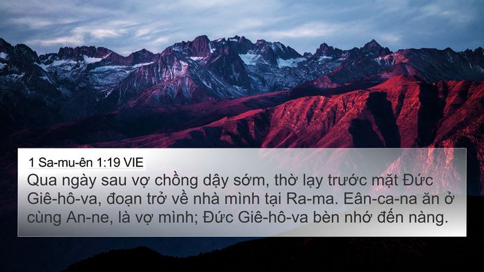 1 Sa-mu-ên 1:19 VIE Bible Verse Image