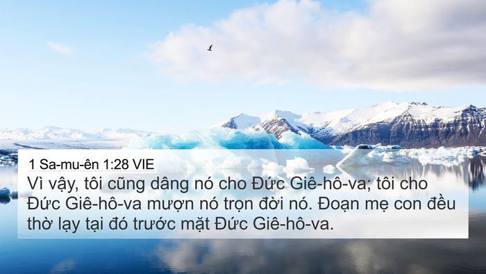 1 Sa-mu-ên 1:28 VIE Bible Verse Image