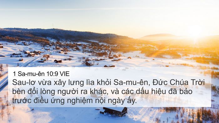 1 Sa-mu-ên 10:9 VIE 4K Wallpaper - Sau-lơ vừa xây lưng lìa khỏi Sa-mu-ên, - 4K Wallpaper Bible Verse
