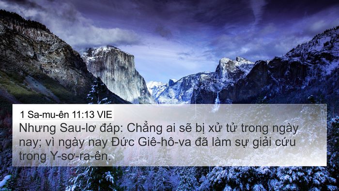1 Sa-mu-ên 11:13 VIE Bible Verse Image