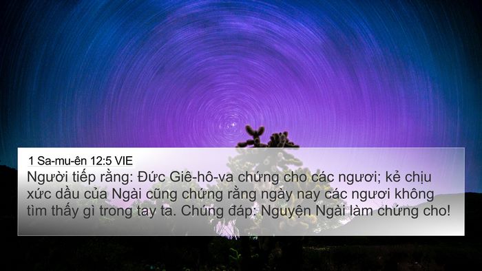 1 Sa-mu-ên 12:5 VIE Bible Verse Image