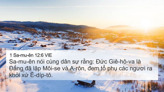 1 Sa-mu-ên 12:6 VIE Bible Verse Image