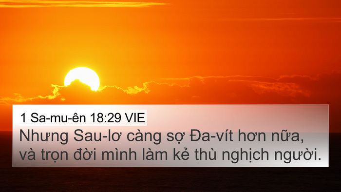 1 Sa-mu-ên 18:29 VIE Bible Verse Image
