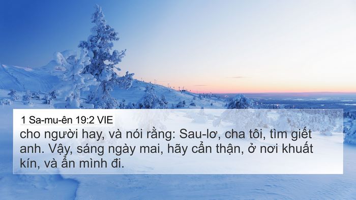 1 Sa-mu-ên 19:2 VIE Bible Verse Image
