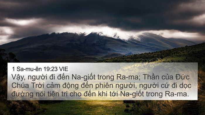1 Sa-mu-ên 19:23 VIE Bible Verse Image