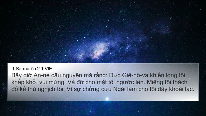 1 Sa-mu-ên 2:1 VIE Bible Verse Image