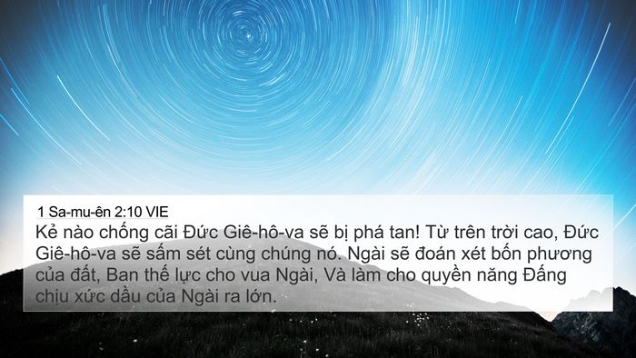 1 Sa-mu-ên 2:10 VIE Bible Verse Image