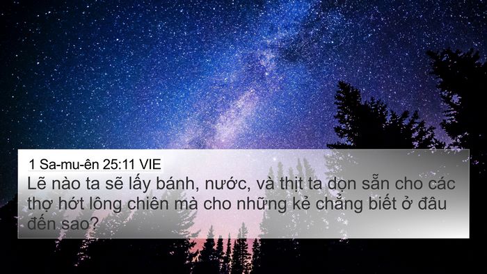 1 Sa-mu-ên 25:11 VIE Bible Verse Image