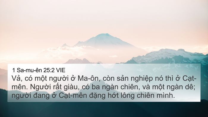 1 Sa-mu-ên 25:2 VIE Bible Verse Image