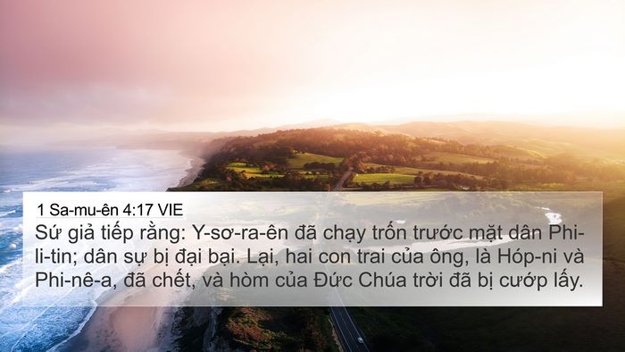 1 Sa-mu-ên 4:17 VIE Bible Verse Image