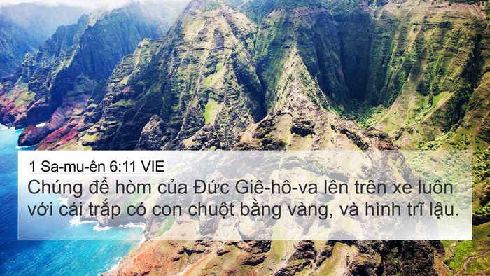 1 Sa-mu-ên 6:11 VIE Bible Verse Image