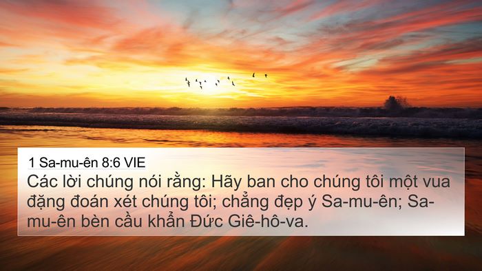 1 Sa-mu-ên 8:6 VIE Bible Verse Image