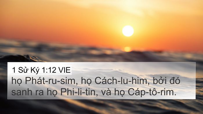 1 Sử Ký 1:12 VIE Bible Verse Image