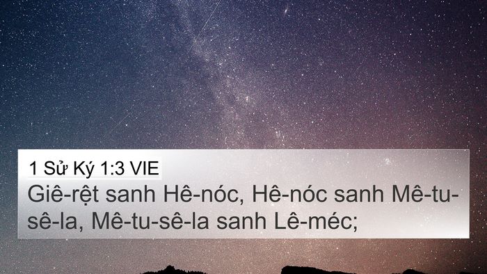 1 Sử Ký 1:3 VIE Bible Verse Image