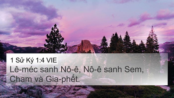 1 Sử Ký 1:4 VIE Bible Verse Image