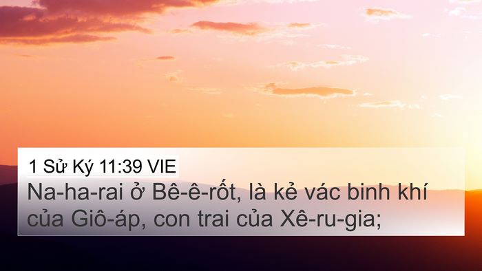 1 Sử Ký 11:39 VIE Bible Verse Image
