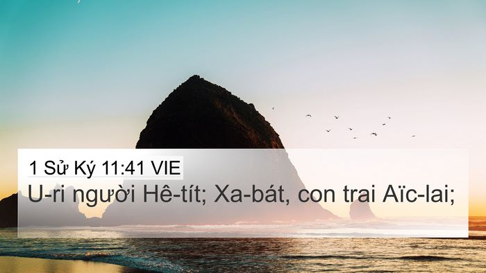1 Sử Ký 11:41 VIE Bible Verse Image