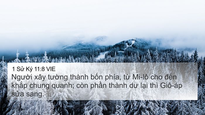 1 Sử Ký 11:8 VIE Bible Verse Image